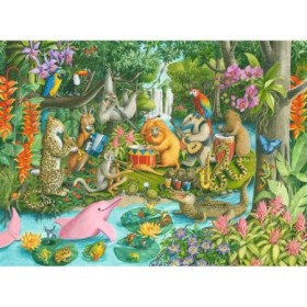 Puzzle trupa de muzica a animalelor 100 piese